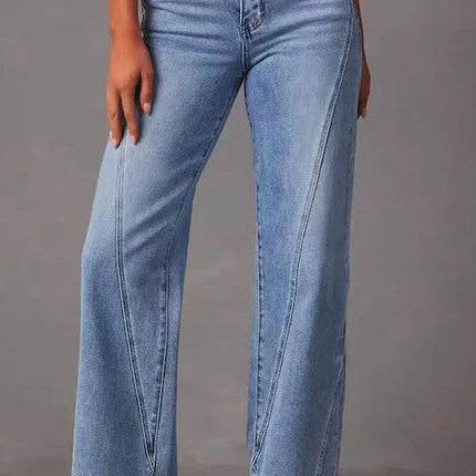 High Waisted Denim Jeans