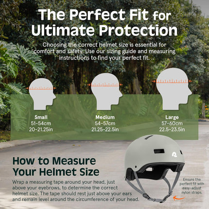 Dakota Adult Bike Helmet for Adults - Multi-Sport Protection for BMX, Skating, Scooter, and Skate - Adult Men Skateboard Helmets