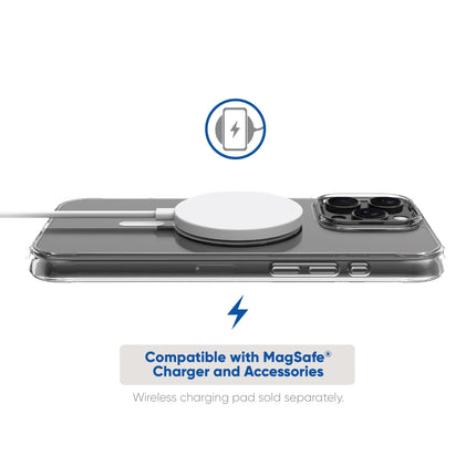 . Magsafe Compatible Phone Case for Iphone 16 Pro Max - Clear