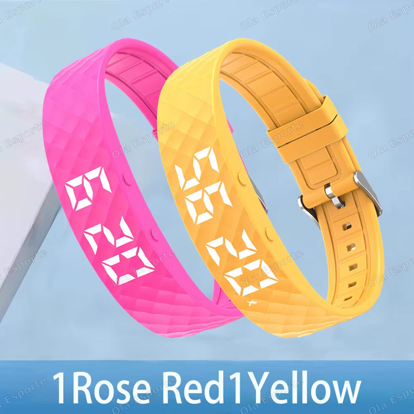Smart Multifunctional Wristband Fitness Bracelet IP65 Waterproof Sport LED Activity Sleep Tracker Smart Watch Pedometer New 2025