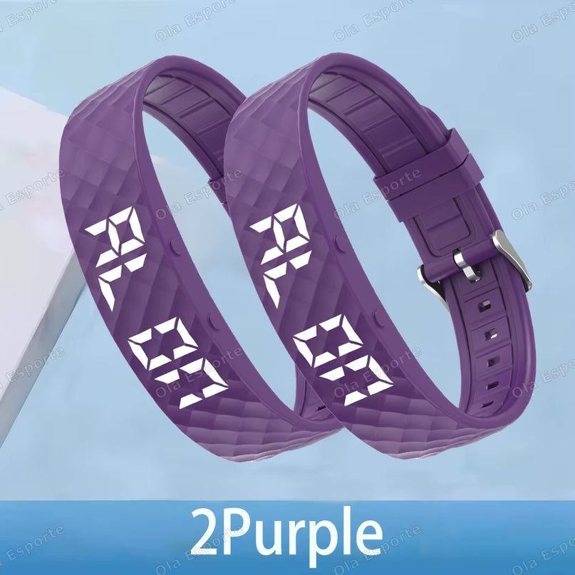 Smart Multifunctional Wristband Fitness Bracelet IP65 Waterproof Sport LED Activity Sleep Tracker Smart Watch Pedometer New 2025