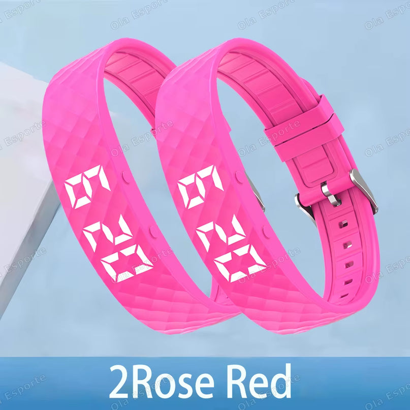 Smart Multifunctional Wristband Fitness Bracelet IP65 Waterproof Sport LED Activity Sleep Tracker Smart Watch Pedometer New 2025