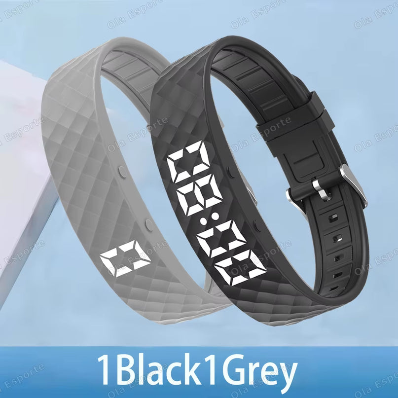 Smart Multifunctional Wristband Fitness Bracelet IP65 Waterproof Sport LED Activity Sleep Tracker Smart Watch Pedometer New 2025