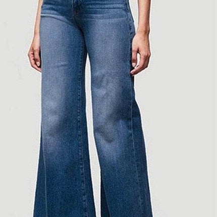 Wide Leg Denim Jeans