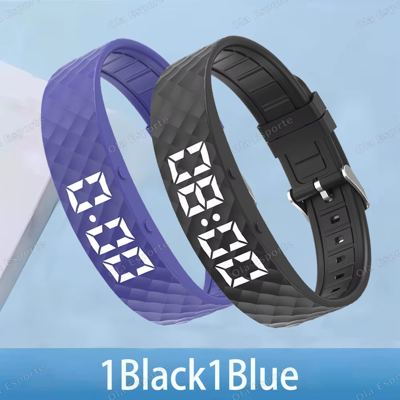 Smart Multifunctional Wristband Fitness Bracelet IP65 Waterproof Sport LED Activity Sleep Tracker Smart Watch Pedometer New 2025