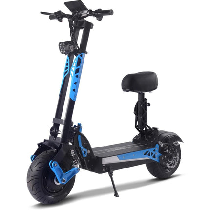 Switchblade 60V 4000W Lithium Electric Scooter Blue