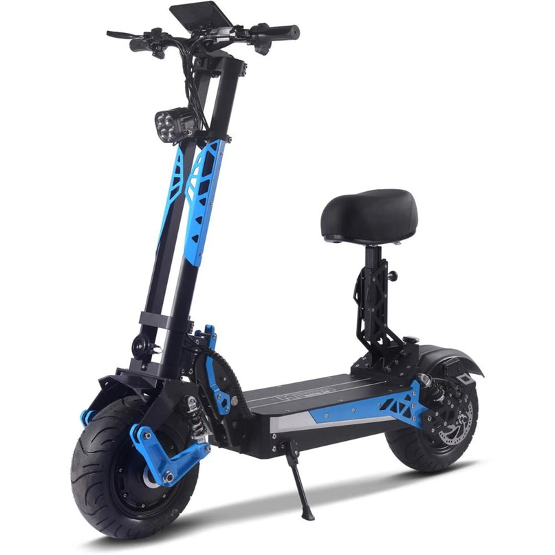 Switchblade 60V 4000W Lithium Electric Scooter Blue