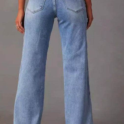 High Waisted Denim Jeans