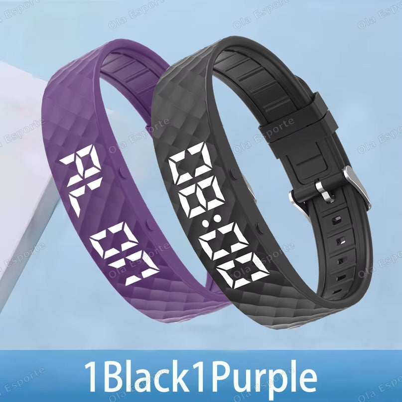 Smart Multifunctional Wristband Fitness Bracelet IP65 Waterproof Sport LED Activity Sleep Tracker Smart Watch Pedometer New 2025