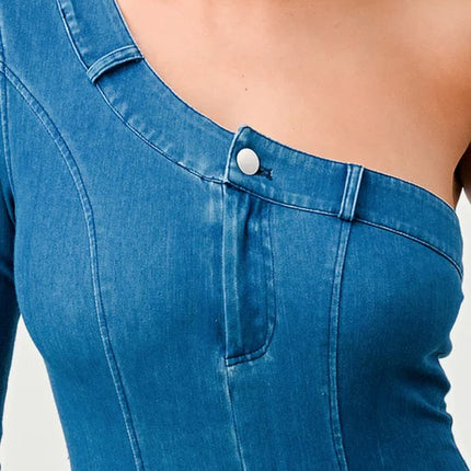 ATHINA DENIM BODYSUIT