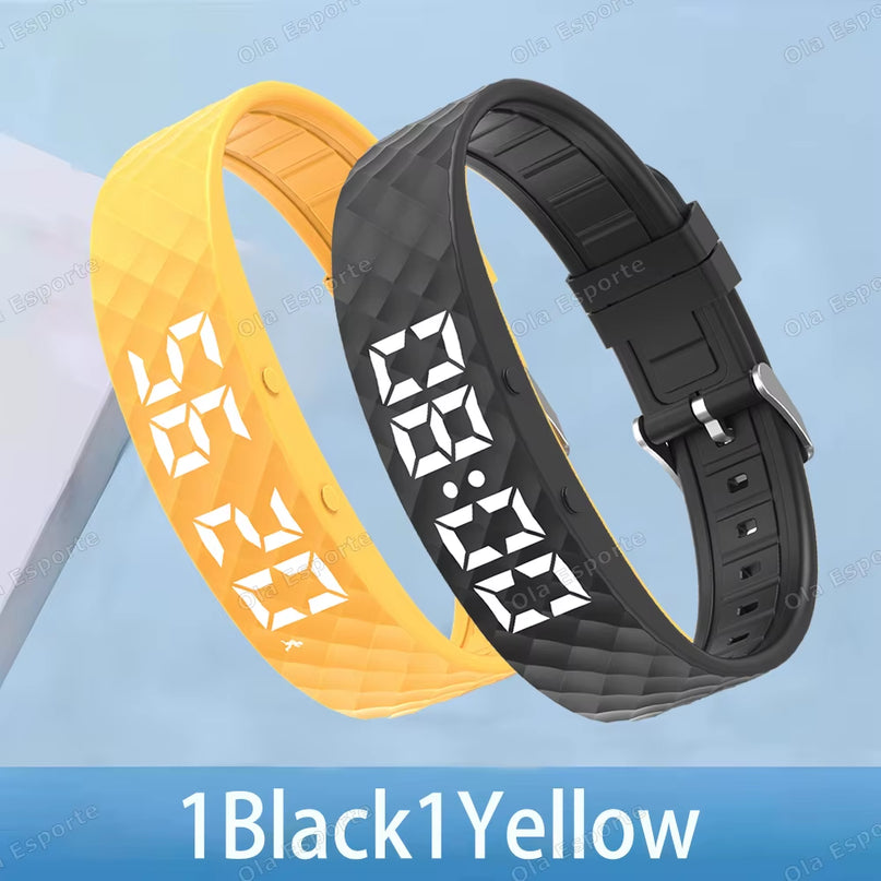 Smart Multifunctional Wristband Fitness Bracelet IP65 Waterproof Sport LED Activity Sleep Tracker Smart Watch Pedometer New 2025