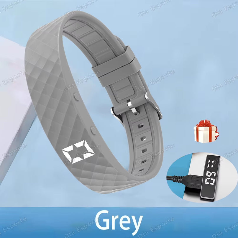 Smart Multifunctional Wristband Fitness Bracelet IP65 Waterproof Sport LED Activity Sleep Tracker Smart Watch Pedometer New 2025