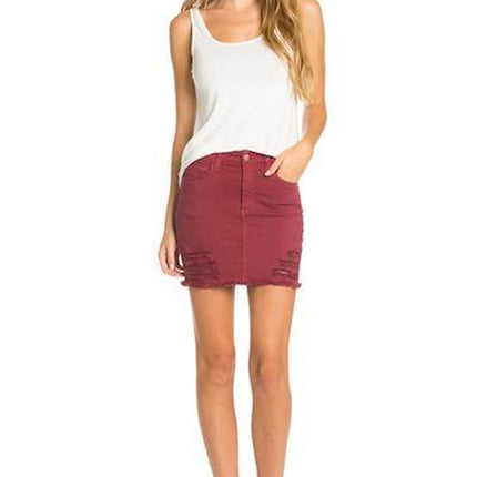 Jeans Mini Skirts Vintage Denim Western Style