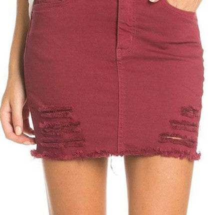 Jeans Mini Skirts Vintage Denim Western Style