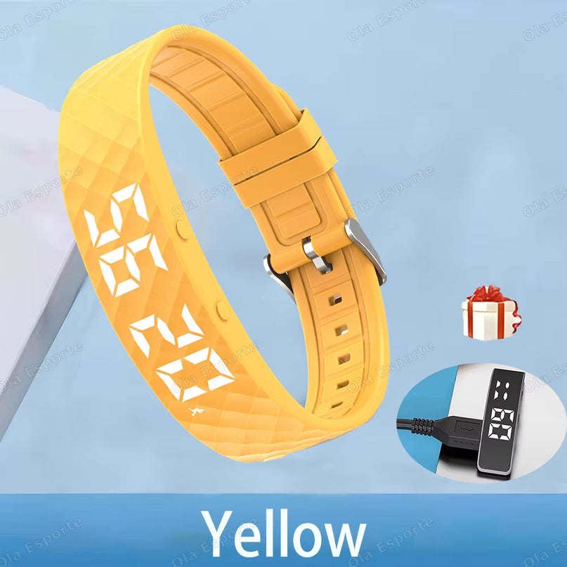 Smart Multifunctional Wristband Fitness Bracelet IP65 Waterproof Sport LED Activity Sleep Tracker Smart Watch Pedometer New 2025