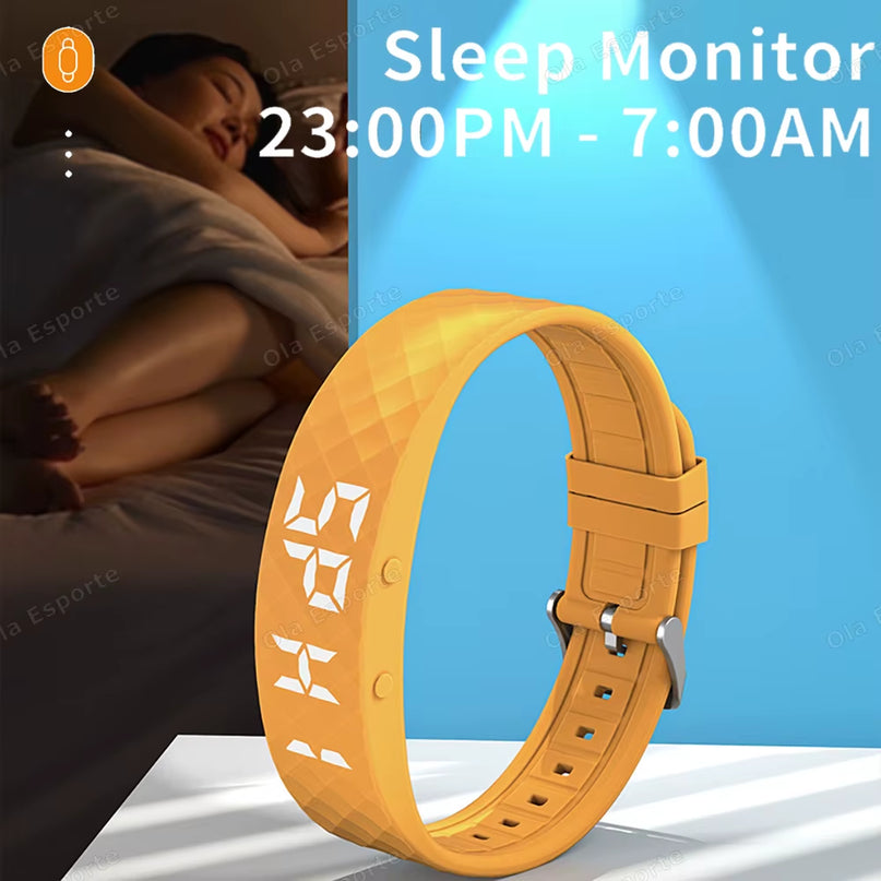 Smart Multifunctional Wristband Fitness Bracelet IP65 Waterproof Sport LED Activity Sleep Tracker Smart Watch Pedometer New 2025