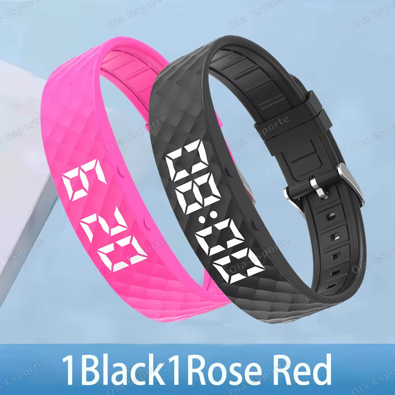 Smart Multifunctional Wristband Fitness Bracelet IP65 Waterproof Sport LED Activity Sleep Tracker Smart Watch Pedometer New 2025