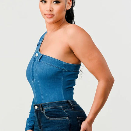 ATHINA DENIM BODYSUIT