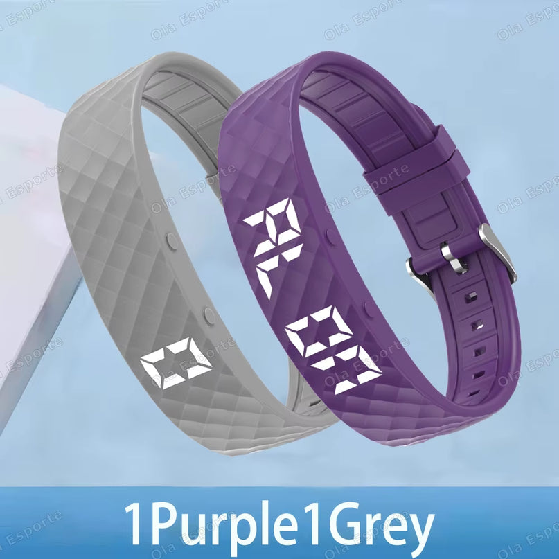 Smart Multifunctional Wristband Fitness Bracelet IP65 Waterproof Sport LED Activity Sleep Tracker Smart Watch Pedometer New 2025