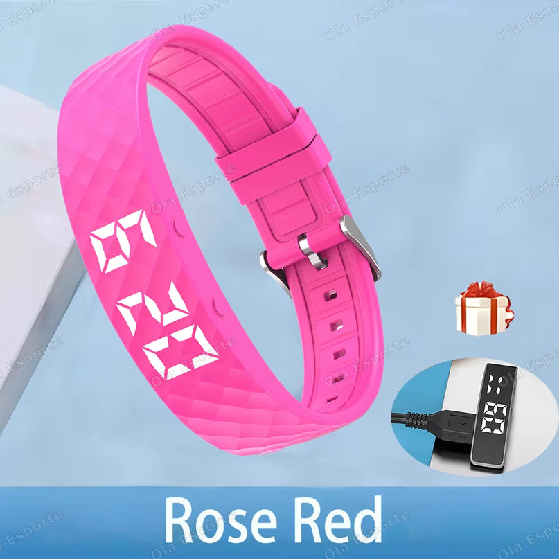 Smart Multifunctional Wristband Fitness Bracelet IP65 Waterproof Sport LED Activity Sleep Tracker Smart Watch Pedometer New 2025