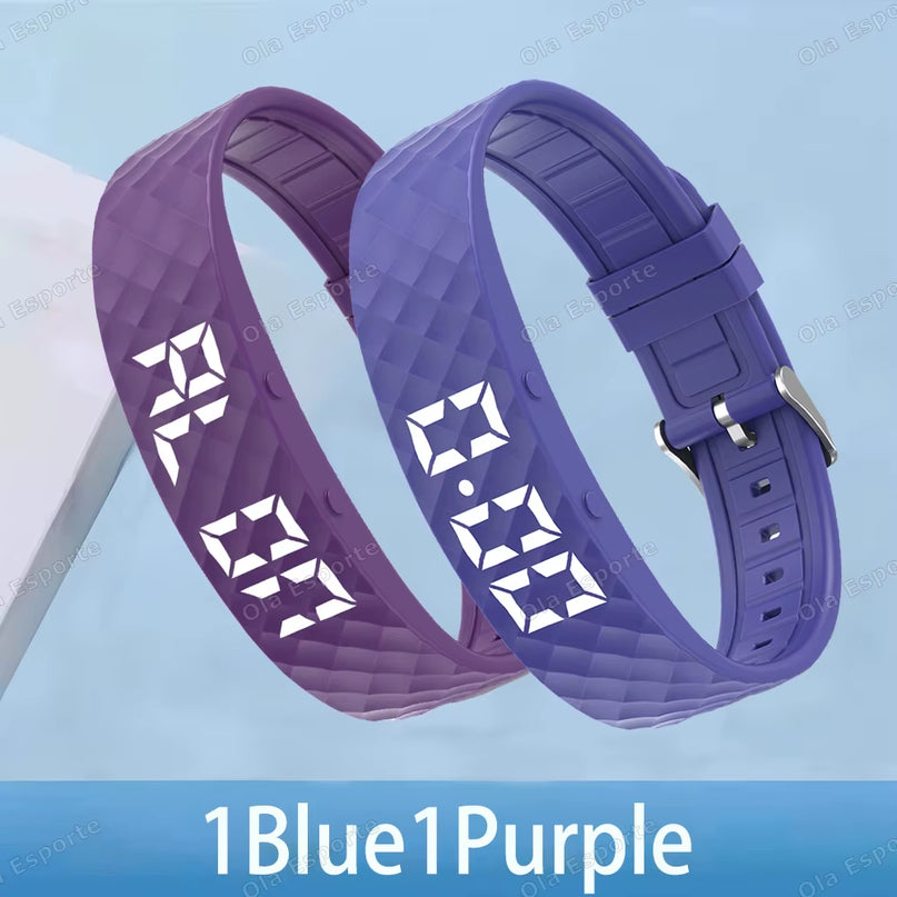 Smart Multifunctional Wristband Fitness Bracelet IP65 Waterproof Sport LED Activity Sleep Tracker Smart Watch Pedometer New 2025