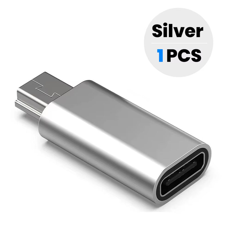 Adapter Type C Female to Mini USB Male Connector for Phone PSP Camera MP3 Data Transfer Mini Usb to Typ C Adaptador