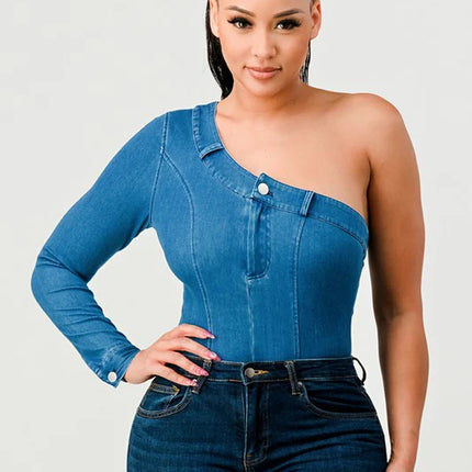 ATHINA DENIM BODYSUIT