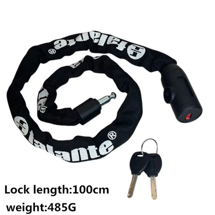 High-Security Bike Chain Lock - Durable Anti-Cut Lock for MTB, E-Bikes & Scooters