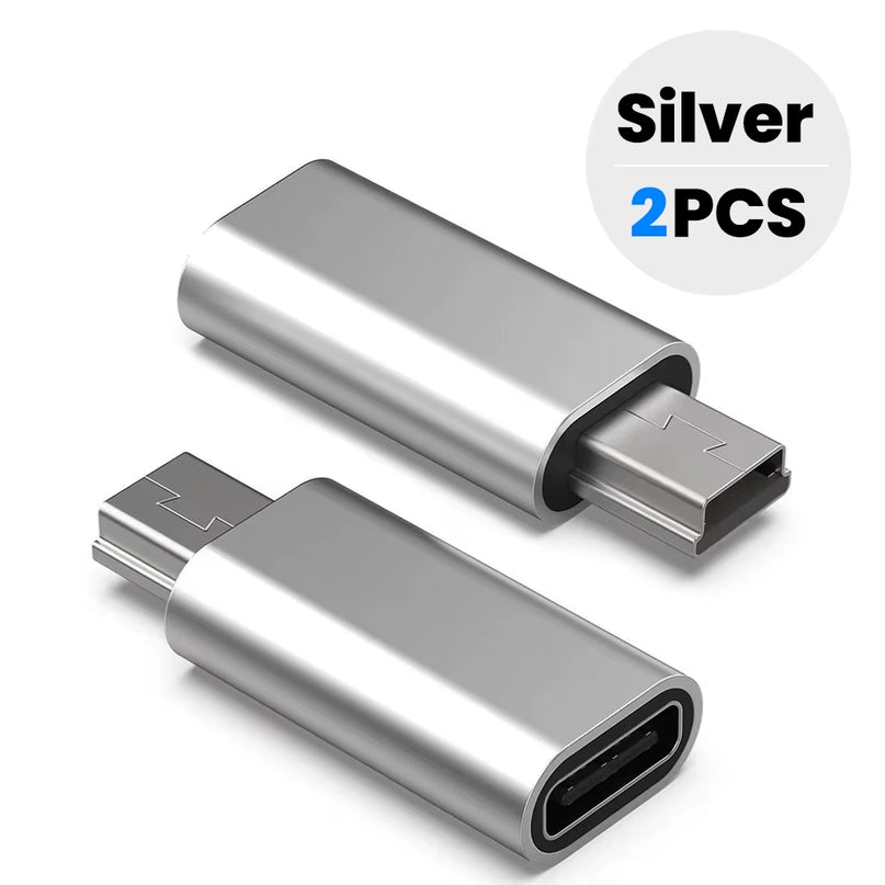 Adapter Type C Female to Mini USB Male Connector for Phone PSP Camera MP3 Data Transfer Mini Usb to Typ C Adaptador