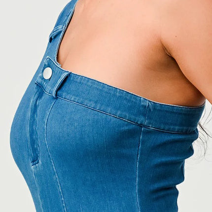 ATHINA DENIM BODYSUIT
