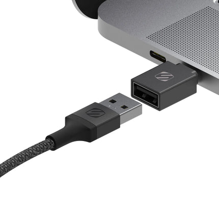 Strikeline Adapter Kit USB-C to USB-A & Type-C Converter 2-Pk CAAKIT-RP Black