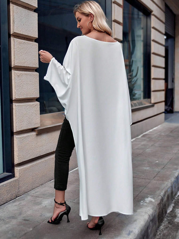 SHEIN LUNE Women'S Winter Elegant New Year'S Party Valentine'S Day Ball Christmas French Bohemian Floral Positioning Printed Off-Shoulder Long Sleeve Asymmetric Hem Casual Commuting White Shirt Old Money Style Casual Fall Shirt Tops Fall Women Clothes Winter Women Clothes Thanksgiving Women Outfit Back to School Clothes Teacher Outfits
