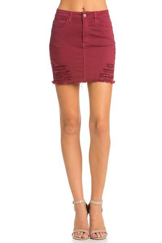 Jeans Mini Skirts Vintage Denim Western Style