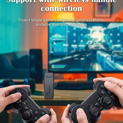 M8 Retro Video Game Console 2.4G Wireless Console Game Retro Game Stick 4K 10000 Games Portable Dendy Game Console for TV