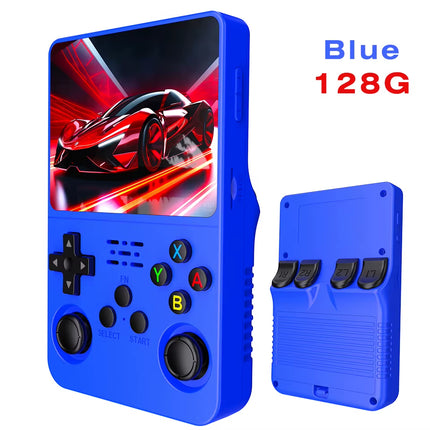 R36S Retro Handheld Video Game Console Linux System 3.5 Inch IPS Screen R35S Pro Portable Pocket Video Player 64GB Games