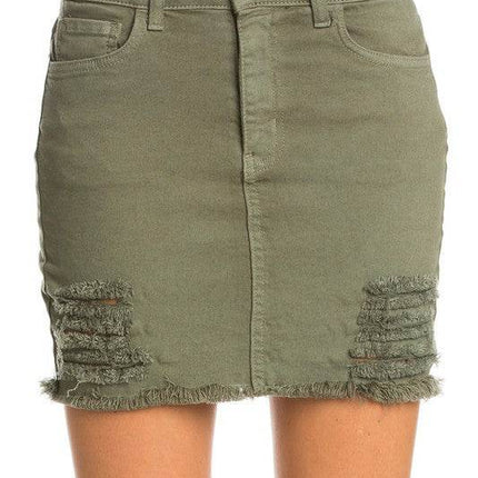 Jeans Mini Skirts Vintage Denim Western Style