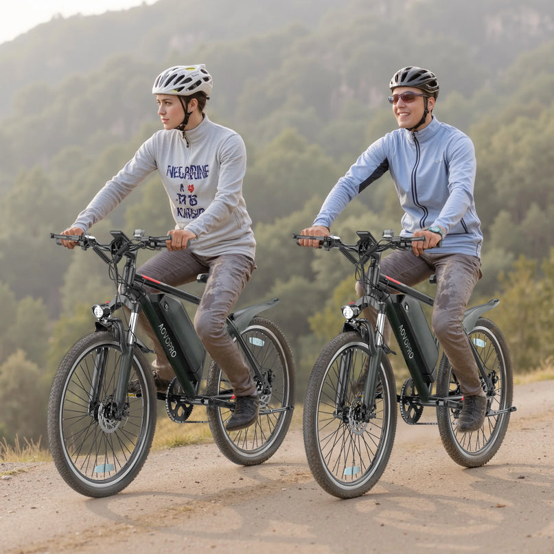 BK1350 Adult Electric Bicycles, 350W 26" Electric Mountain Bicycle, 48V Battery, 22Mph Electric Mountain Bike, Adjustable 7 Speed E-Bikes for Adults UL2849