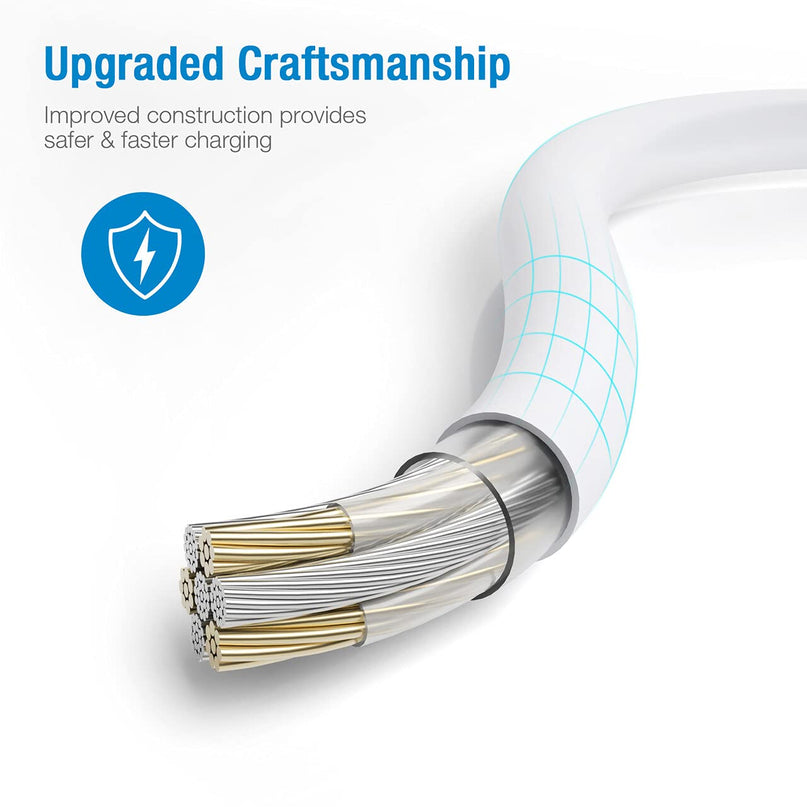 [Apple Mfi Certified] Phone Charger, 6FT Lighting Cable Lighting to USB Cable Compatible with Phone 13/13 Pro/13 Pro Max/12/12 Mini/12 Pro/11/11 Pro/Xs Max/Xr/X/Airpods Pro and More (3 Pcs)