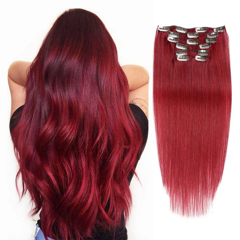 JIAMEISI Clip-In Hair Extensions