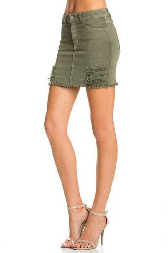 Jeans Mini Skirts Vintage Denim Western Style