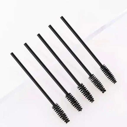 Hotting 5/50Pcs Eyelash Brush Extension Disposable Eye Lashes Make up Brushes Eyebrow Mascara Wand Applicator Flexible Can Bent