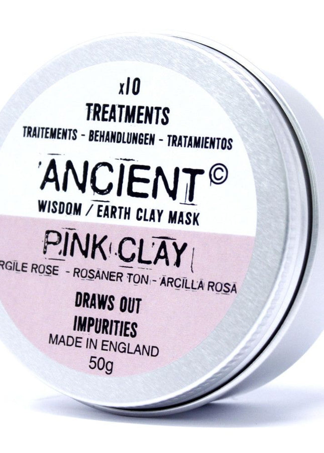 Pink Clay Face Mask 50g