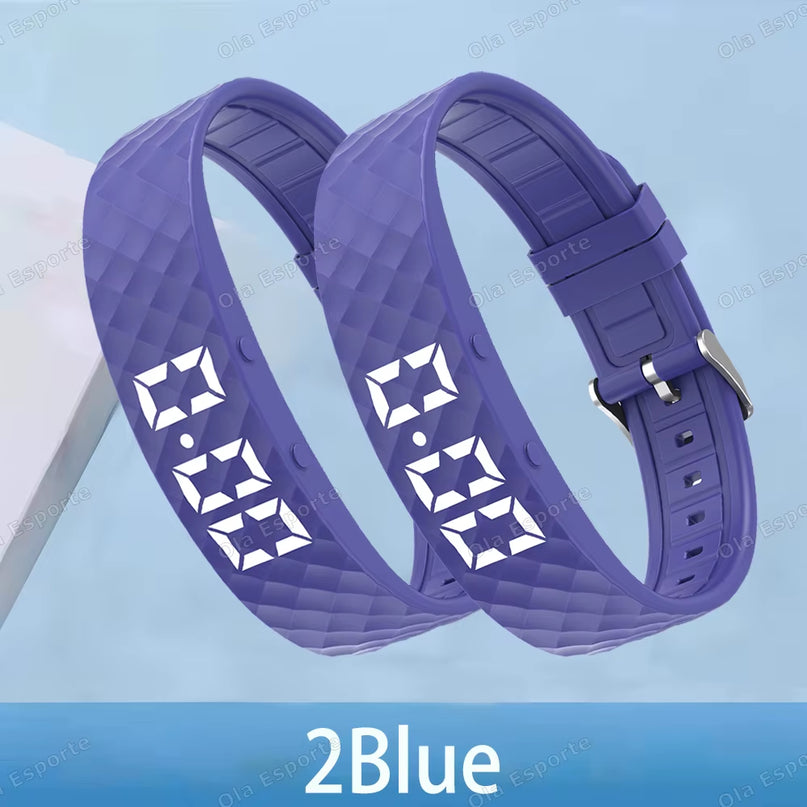 Smart Multifunctional Wristband Fitness Bracelet IP65 Waterproof Sport LED Activity Sleep Tracker Smart Watch Pedometer New 2025