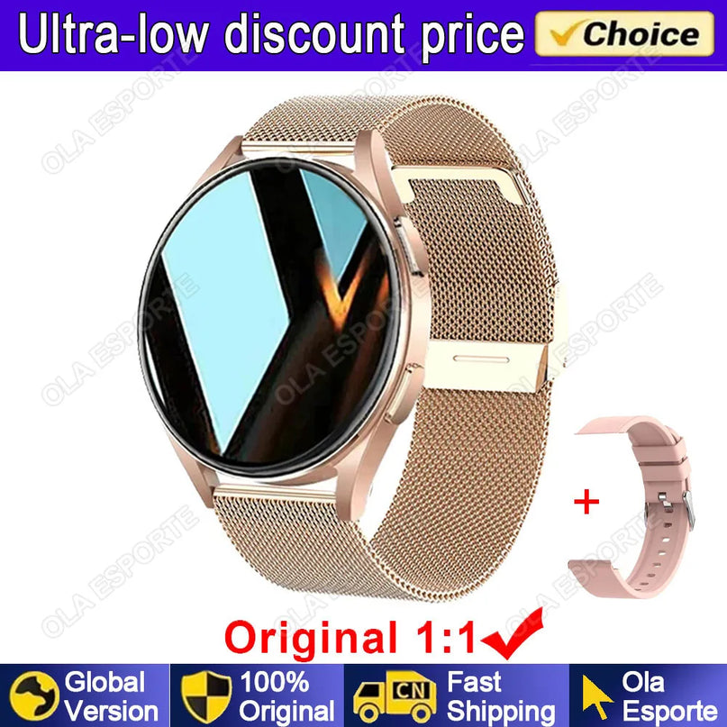 2025 New Bluetooth Call Smart Watch 6 Pro Heart Rate Custom Dials Sport Men Woman Smarthwhatch Health Monitor Smartwatch for Man