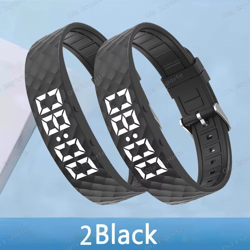 Smart Multifunctional Wristband Fitness Bracelet IP65 Waterproof Sport LED Activity Sleep Tracker Smart Watch Pedometer New 2025