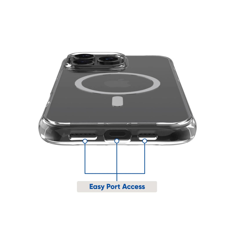 . Magsafe Compatible Phone Case for Iphone 16 Pro Max - Clear