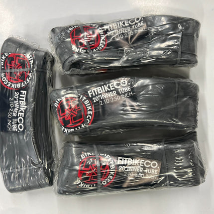 FIT BIKES 20" X 2.10" - 2.50" BICYCLE INNER TUBE - BMX TUBE (SINGLE TUBE)