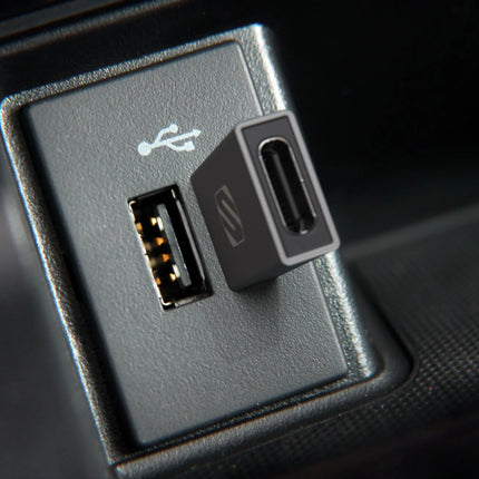 Strikeline Adapter Kit USB-C to USB-A & Type-C Converter 2-Pk CAAKIT-RP Black