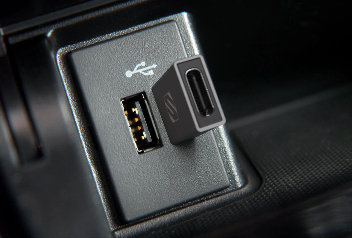Strikeline Adapter Kit USB-C to USB-A & Type-C Converter 2-Pk CAAKIT-RP Black