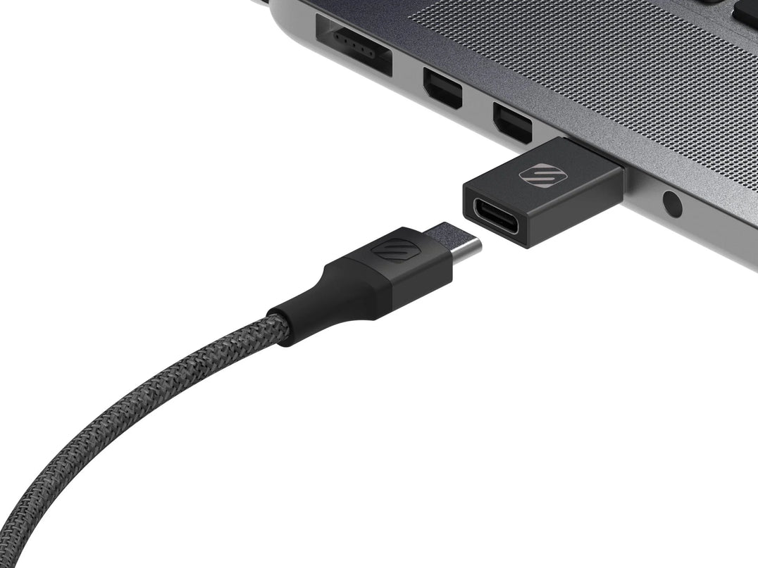 Strikeline Adapter Kit USB-C to USB-A & Type-C Converter 2-Pk CAAKIT-RP Black